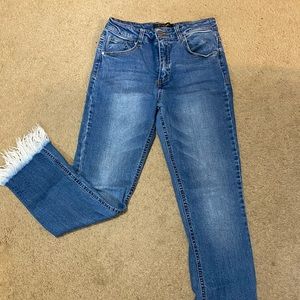 Black Label fringe jeans